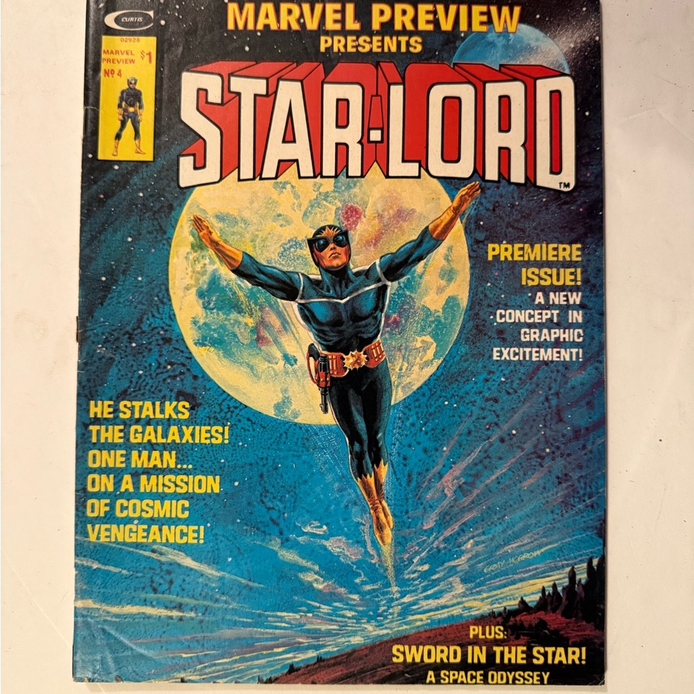 Marvel Preview #4 CGC 6.0 1976 lst Star-Lord! Magazine! Guardians!